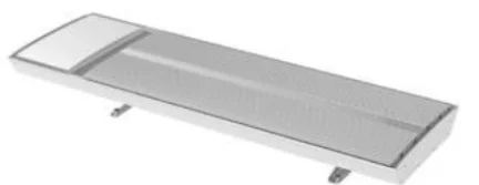 Panel calefactor alargado de techo · Calefacción · Ref. WAO-AR-P056-R04
