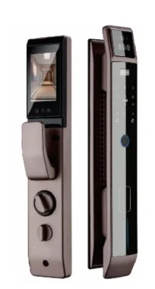 Cerradura inteligente en tono dorado · Cerraduras · Ref. WAO-AR-P051-R02