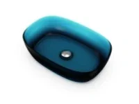 Bacha ovalada azul petróleo · Bachas de baño · Ref. WAO-AR-P018-R06