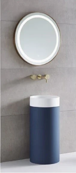 Bacha de pedestal azul · Bachas de baño · Ref. WAO-AR-P019-I05