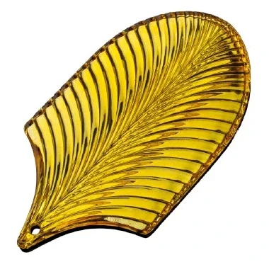 Vidrio decorativo en forma de hoja · YH-029 · Vidrios decorativos · Ref. YH-029