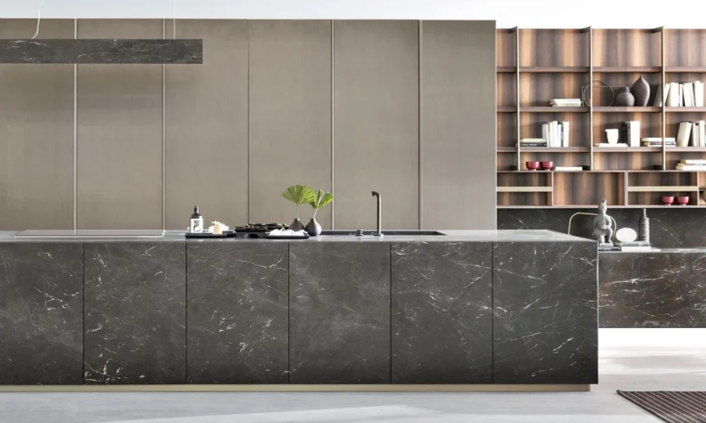 Cocina integrada con isla · Cocinas · Ref. WAO-AR-P006-R01