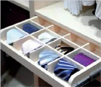 Organizador de cajón para accesorios · Guardado · Ref. WAO-AR-P033-R09