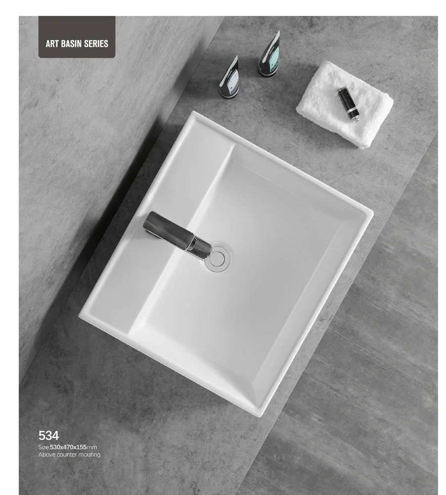 Lavabo de apoyo AT 534 · Bachas de baño · Ref. 534