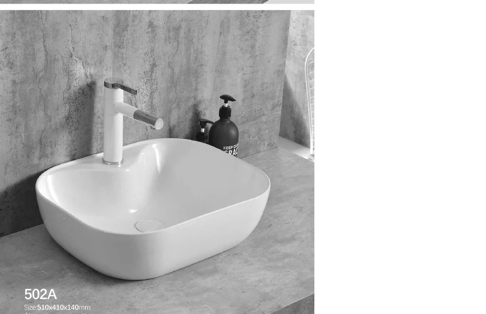 Lavabo de apoyo AT 502A · Bachas de baño · Ref. 502A
