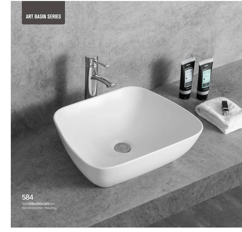 Lavabo de apoyo AT 584 · Bachas de baño · Ref. 584