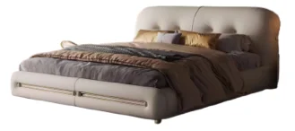 Cama de respaldo acolchado · Camas · Ref. HSH-B1319
