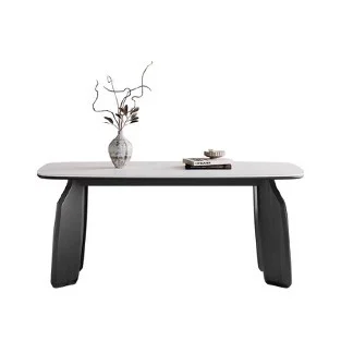 Mesa de comedor con dos apoyos oscuros · Mesas & escritorios · Ref. HSH-DT1302