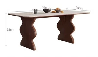 Mesa de comedor con patas onduladas · Mesas & escritorios · Ref. HSH-DT1303