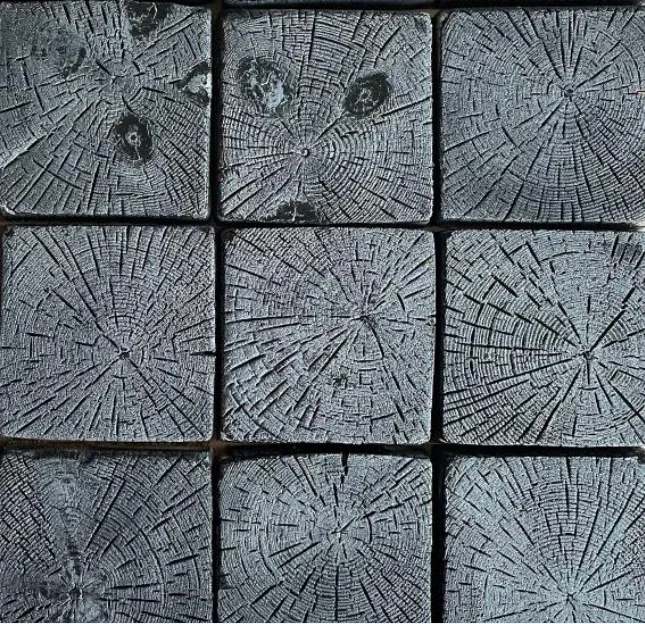 Madera carbonizada · Revestimientos · Ref. WAO-ACAB-P036-I02