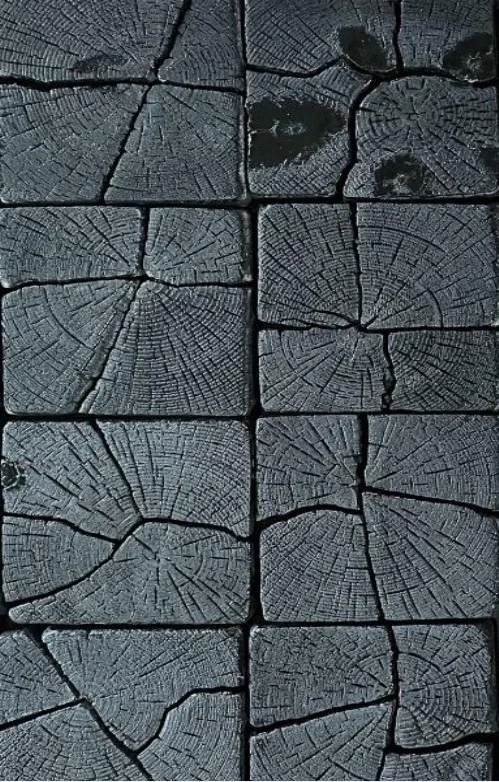 Madera carbonizada · Revestimientos · Ref. WAO-ACAB-P036-I01