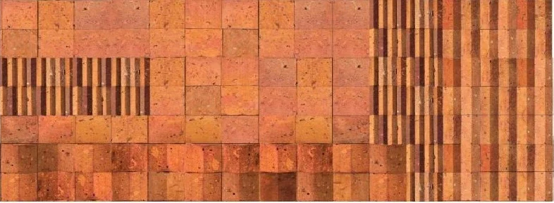 Ladrillo rojo en relieve · Revestimientos · Ref. WAO-ACAB-P009-I12