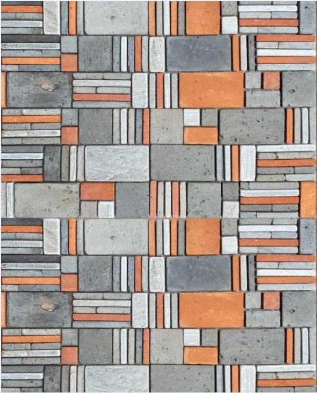Revestimiento de relieve mixto · Revestimientos · Ref. WAO-ACAB-P091-I03