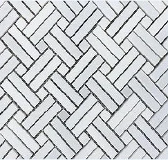 Piedra blanca geométrica · Revestimientos · Ref. WAO-ACAB-P105-I07