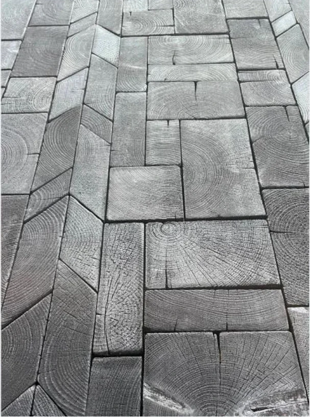 Madera carbonizada · Revestimientos · Ref. WAO-ACAB-P035-I01