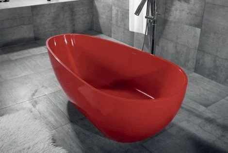 Bañera exenta roja YG9953R · Bañeras · Ref. YG9953R