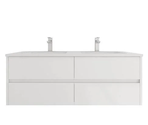 Vanitorio doble blanco de cuatro cajones · Vanitories · Ref. WAO-PA-VAN-0029
