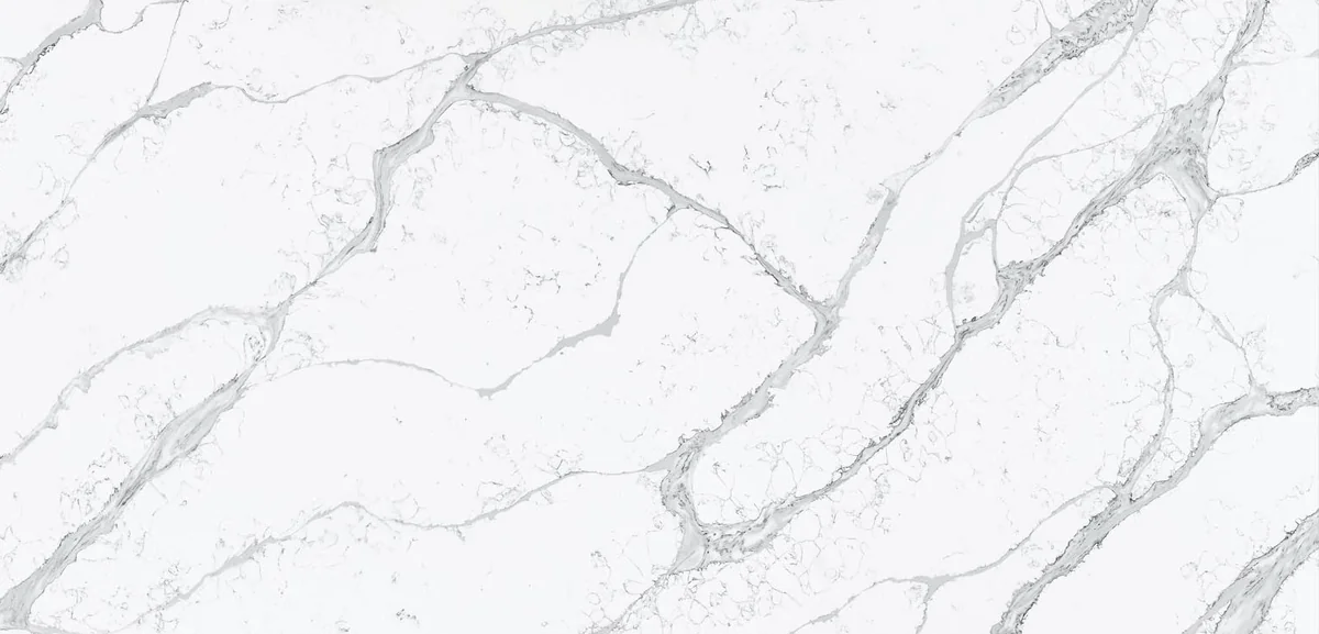 VEMY VM-20215 · Blanco con vetas diagonales grises · Ref. VM-20215