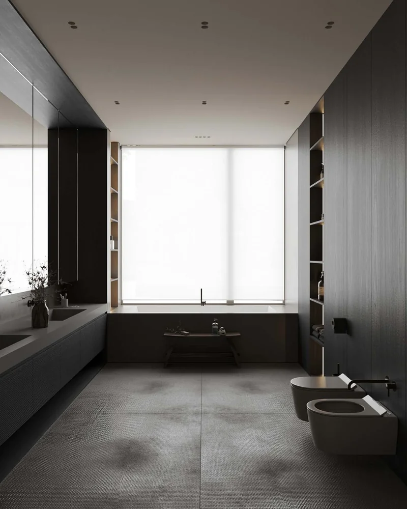 Vanitorio · Negro continuo para baño amplio · Vanitories · Ref. WAO-AL-VAN-0039 · vista 4