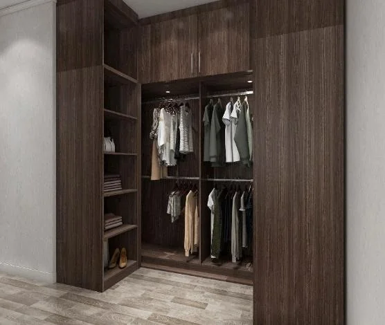 Armario esquinero de madera oscura · Guardado · Ref. WAO-AL-GUA-0225 · vista 3