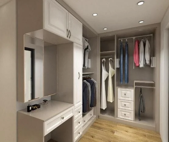 Vestidor claro con tocador y espejo · Guardado · Ref. WAO-AL-GUA-0222 · vista 2