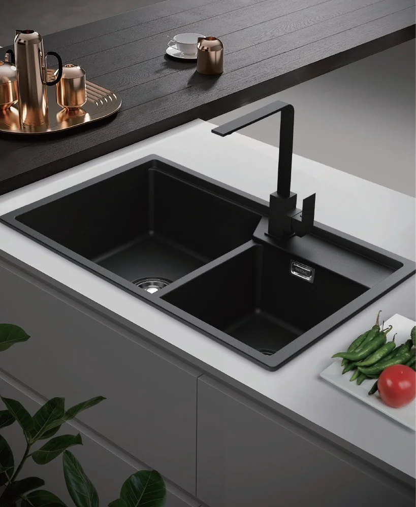 Bachas Block en cocinas contemporáneas · Bachas de cocina · Ref. WAO-AL-BAC-0166 · vista 2