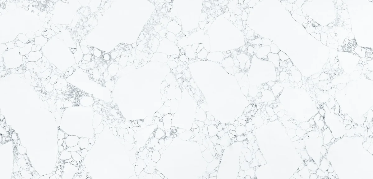 VEMY VM-2021306 · Blanco con trama gris irregular · Piedra & travertino · Ref. VM-2021306